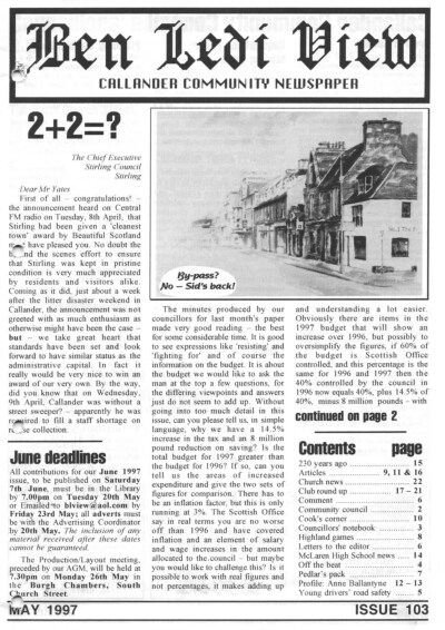 May 1997 Issue 103